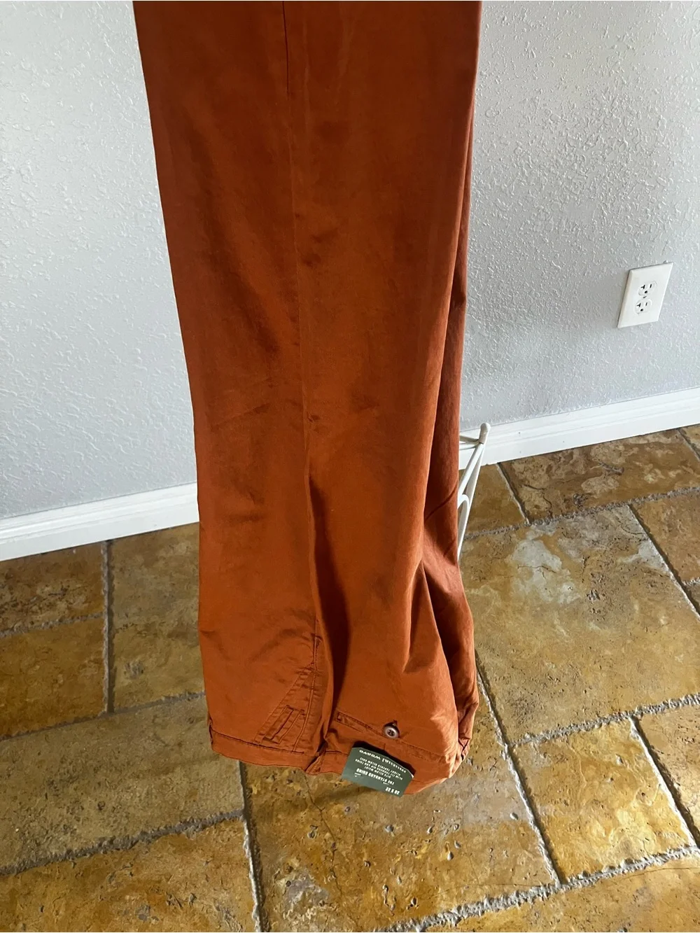 NWT JCPenney Men's Chinos in Rust-Burnt Orange
